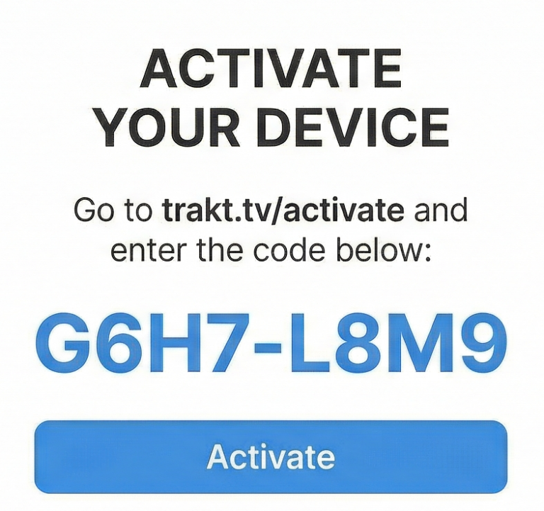 trakt tv activate