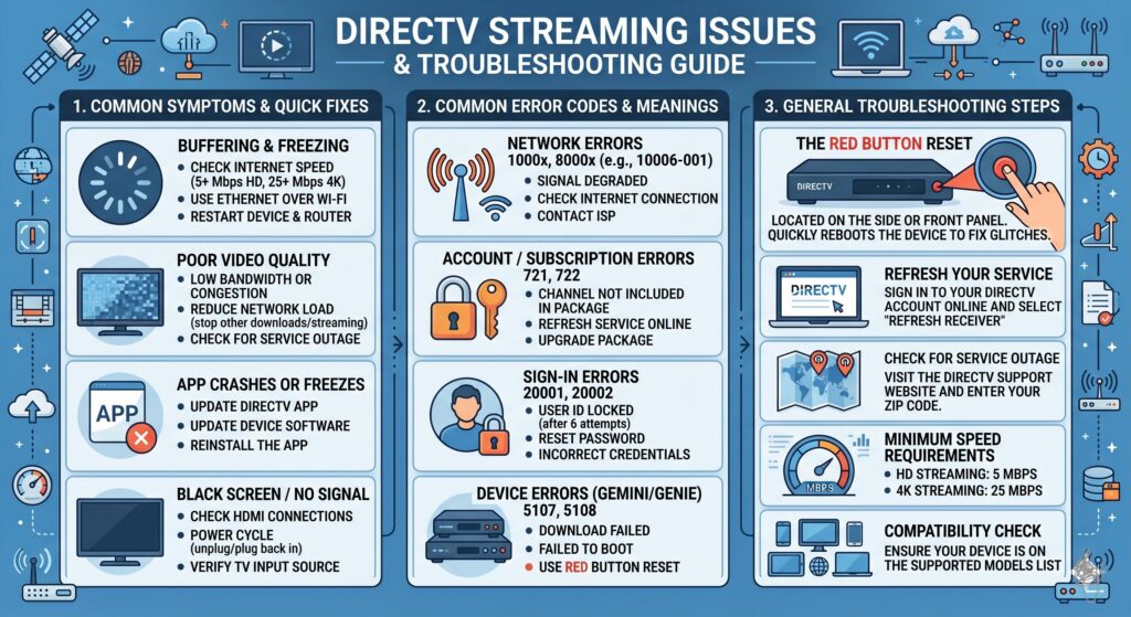 directv issues
